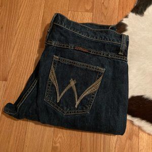 EUC Wrangler Cash Ultimate Riding Jeans 13/14 x 36